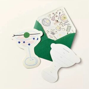 Kate Spade x Target Martini Party Invitations with Envelopes 20 piece Set